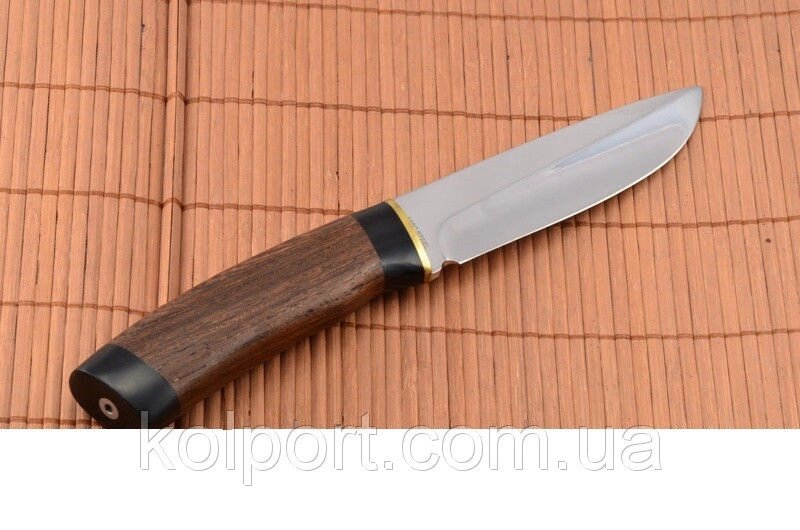 Ніж мисливський рукоять Венге, шкіряний чохол в комплекті, тактичний ніж, рибальський ніж від компанії Інтернет-магазин "Tovar-plus. Com. Ua" - фото 1