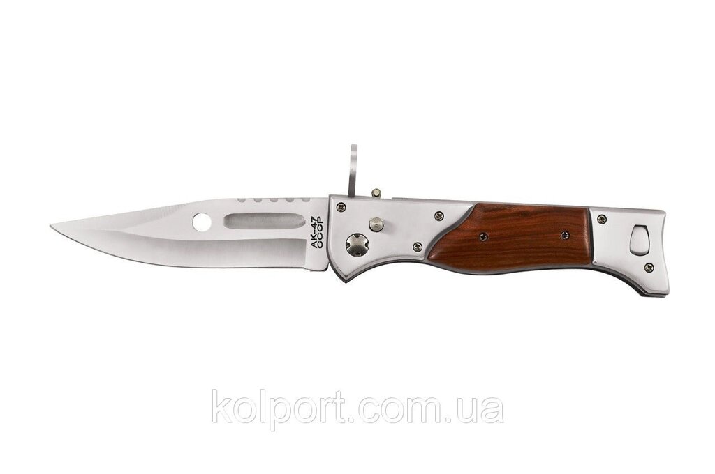 Ніж викидний АК-47 (СРСР), + чохол на ремінь, похідні ножі, рибальські ножі, складаний від компанії Інтернет-магазин "Tovar-plus. Com. Ua" - фото 1
