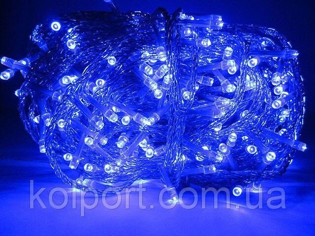 Новорічна гірлянда (синя) 300Led, світлодіодна, святкове освітлення, світлотехніка від компанії Інтернет-магазин "Tovar-plus. Com. Ua" - фото 1