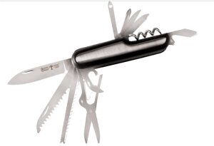 Ніж багатофункціональний мультитул 10 в 1 ложка, вилка, ніж, консервний ніж, шило, шпопор, шпопор, відвертка