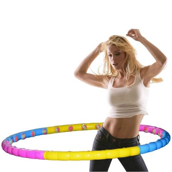 Обруч масажний Hula Hoop Хула Хуп Color Ball MS 0088 від компанії Інтернет-магазин "Tovar-plus. Com. Ua" - фото 1