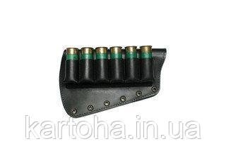 Чехол-патронташ на приклад для патронов 12 калибра, купить в интернет-магазине с доставкой