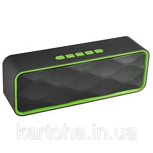 Переносна настільна колонка SC-211 Bluetooth + радіо, спікер відмінний звук, вибір кольору від компанії Інтернет-магазин "Tovar-plus. Com. Ua" - фото 1