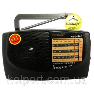 Переносний радіоприймач KIPO KB-408AC з FM-радіо