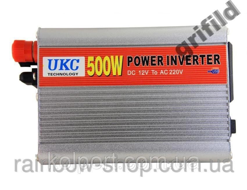 Перетворювач авто інвертор 12V-220V 500W від компанії Інтернет-магазин "Tovar-plus. Com. Ua" - фото 1