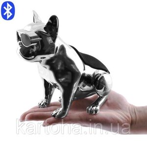 Портативна Bluetooth колонка металева Aerobull міні компактна собака Dog S5, радіо, спікер,