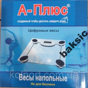 Ваги підлогові електронні А-плюс до 150 кг