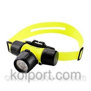 Ліхтарик налобний для дайвінгу Police Bailong BL6800 1500W BL6800, жовтий