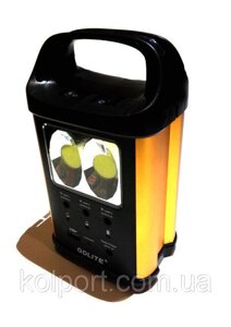 Портативна сонячна батарея для туристів GDLITE GD-8131, MP3 плеєр і FM радіо, світлотехніка