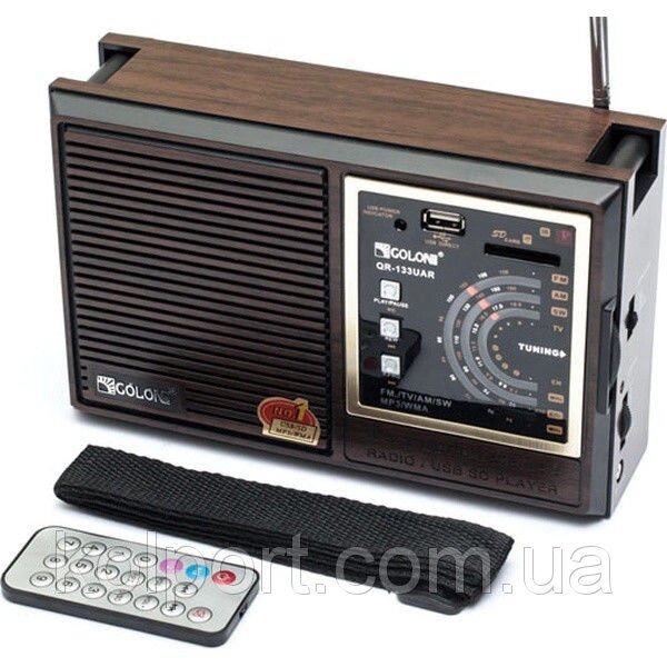 Радіоприймач GOLON QR-133UAR, з mp3, портативна акустика, аудіотехніка - роздріб