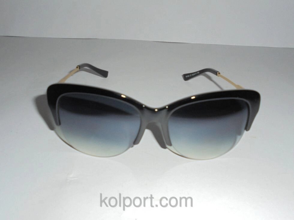 Сонцезахисні окуляри &quot;котяче око&quot; 6782, окуляри стильні, модний аксесуар, окуляри, жіночі окуляри, якість - Україна