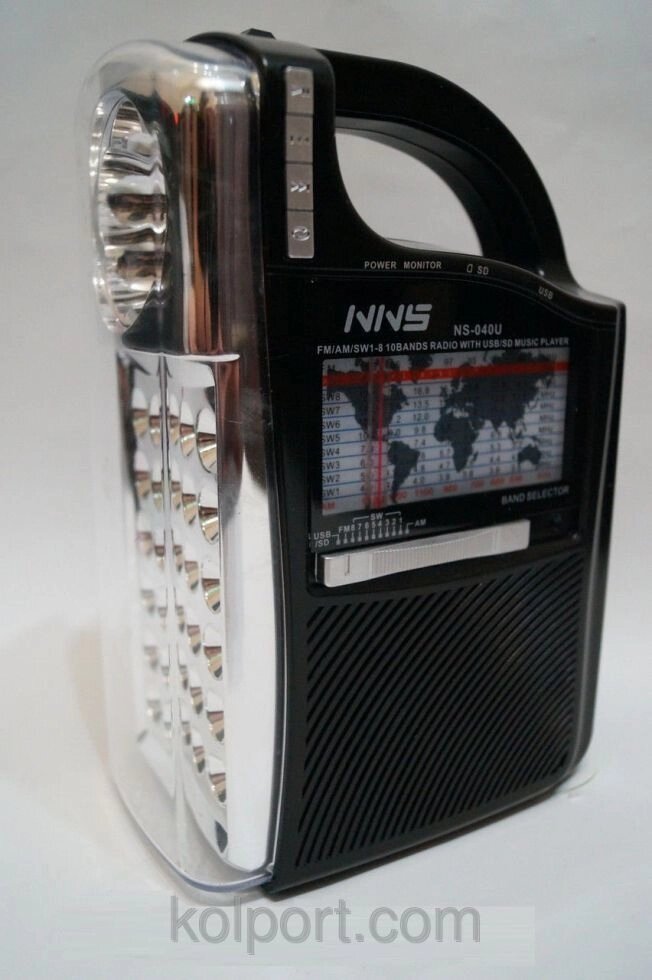 Радіоприймач NS-040U, радіоприймач ліхтар USB, радіо, аудіотехніка, електроніка, радіо приймач - доставка