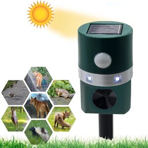 Ультразвуковий відлякувач тварин на сонячній батареї Solar Pest Repeller