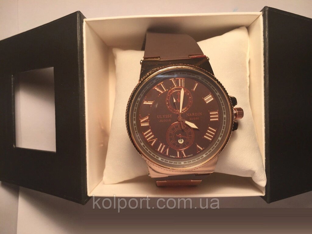 Годинники наручні Ulysse Nardin Lelocle Suisse, жіночі наручні годинники, чоловічі, годинник Уліс Нардін - опт