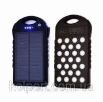 Power Bank UKC Solar Led 28000 mAh, зовнішній акумулятор з сонячною панеллю