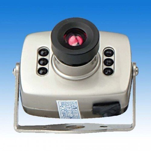 Камера відеоспостереження кольорова 12V з блоком живлення в комплекті - доставка