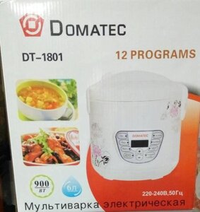 Мультиварка Domatec dt-1801 12 програми