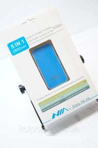 Зовнішній акумулятор Power Bank 5800mAh + MP3 плеєр, зовнішній накопичувач, повер банк, аксесуари для ПК