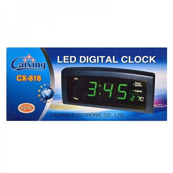 Настільні LED годинник Caixing CX 818, настільний годинник, електронні, для будинку - порівняння