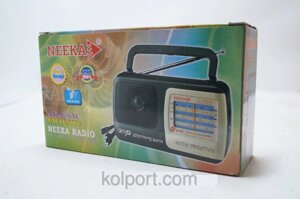 Радіоприймач переносний NEEKA NK-308АC EXCLUSIVE, аудіотехніка, приймач, електроніка, радіоприймач