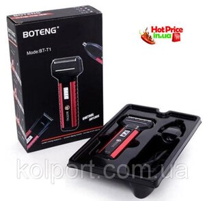 Електробритва Boteng BT-T1 акумуляторна 3 насадки гоління, стрижка волосся, триммер для носа