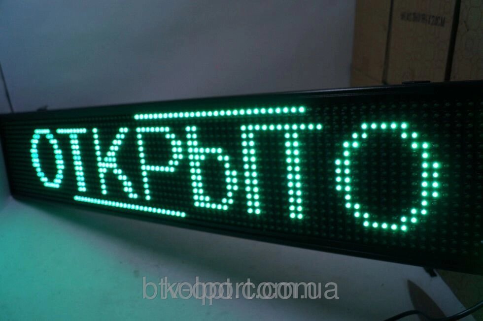 Рекламна табличка біжучий рядок світлодіодна Led з usb, рядок, що біжить, найкраща реклама, електро реклама - наявність