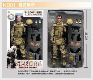 Іграшка солдат / swat 12 action figure