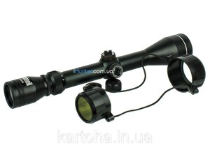 Оптичний приціл BUSHNELL 3-9x40 MIL-DOT для стрільби з гвинтівки змінною кратності