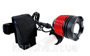 2В1 велосипедний ліхтар + налобник K121 T6 cree xml t6