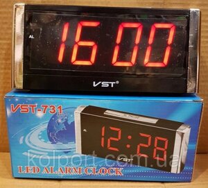 Настільні електронні LED годинник VST-731-1