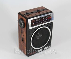 Радіоприймач з ліхтариком Golon RX 078 USB / SD / FM, радіо на акумуляторі