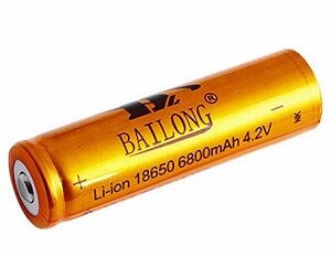 Акумулятор Bailong Li-ion 18650 6800mAh Золотистий
