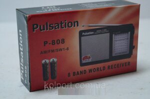 Радіоприймач Pulsation p 808, аксесуари для техніки, гаджети, акумулятор, радіоприймач