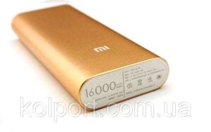 Зовнішній акумулятор Power Bank Xiaomi портативна зарядка 16000mah, акумулятори для телефонів, зовнішній