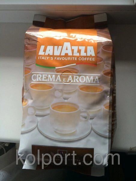 Кофе Lavazza лаваза Crema e Aroma в зёрнах 1 кг - знижка