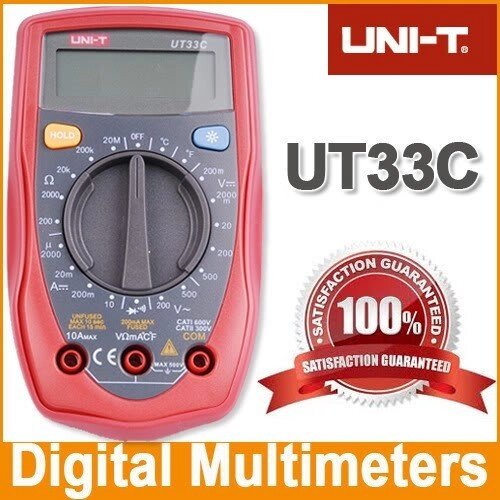 Мультиметр цифровий UT33C тестер - особливості