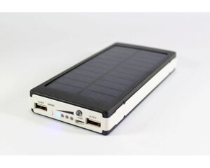 Powerbank Solar Panel з сонячною панеллю і ліхтарем 30000 mah