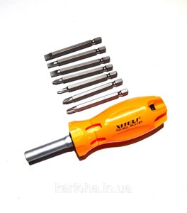 Викрутка із змінними насадками Xiteli Tools 0821