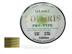 Волосінь Globe Polaris Pro-Type 1000м матеріал нейлон