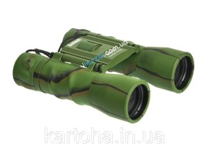 Бінокль BUSHNELL 22x32 хакі ударостійкий водостійкий компактний лінза якість чохол корпус прогумований