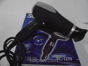 Фен SCARLETT SC-1270, потужний фен для волосся з іонізатором, фен, для волос, фен для волосся, Sc-1270