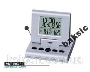 Електронний годинник-будильник VST-7059