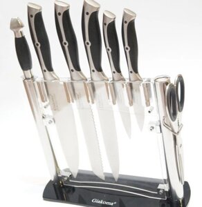 Набір кухонних ножів Giakoma G-8119 з підставкою