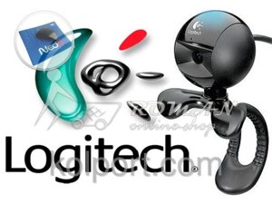 Вебкамера Logitech з мікрофоном + килимок і бездротова миша