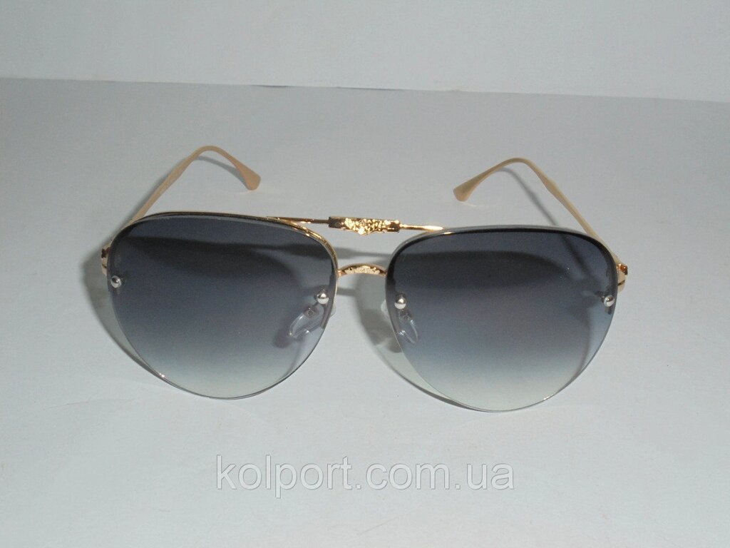 Жіночі сонцезахисні окуляри Aviator 6832, окуляри авіатори, модний аксесуар, жіночі, якість, окуляри крапельки - знижка