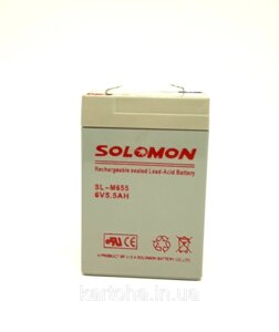 Акумулятор Solomon 6V 5.5Ah