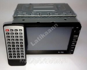 Магнітола, магнітофон PI-703 2DIN, GPS, камера + TV антена