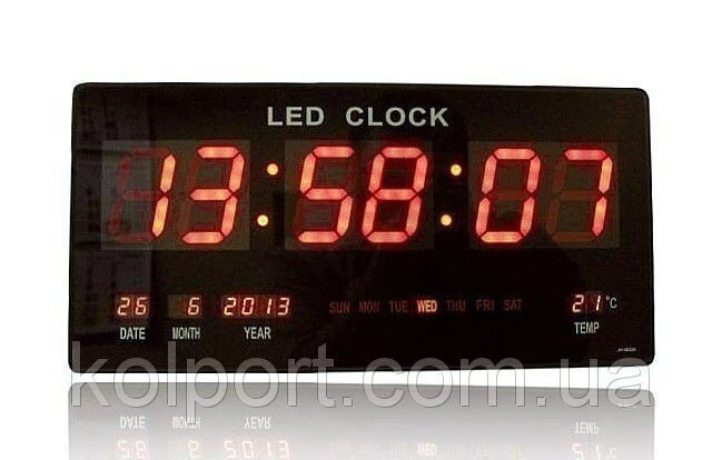 Настільні LED годинник JH-4600Y, настільний годинник, годинник для будинку - опис