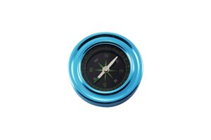 Відмінний магнітний туристичний компас в синій колір