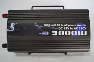 Інвентер напруги 3000w BL, перетворювач 12/220 3000w, автомобільні інвертори, перетворювачі напруги